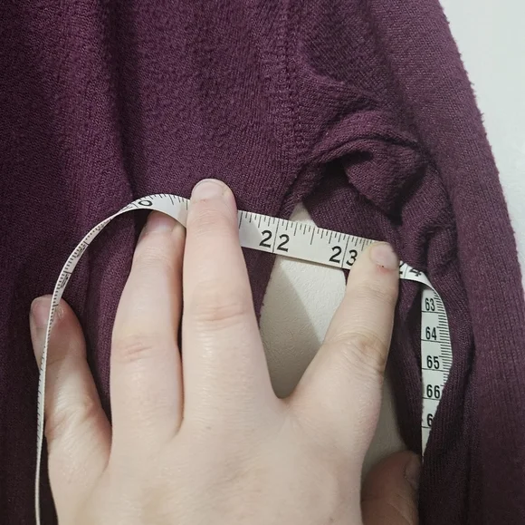 Lucky Brand Purple Long Sleeve Tee With Side Slits! - Picture 4 of 5